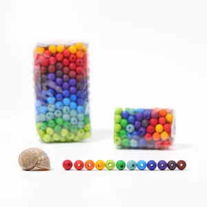 Grimms Rainbow Wooden Beads 12mm x 480 Beads